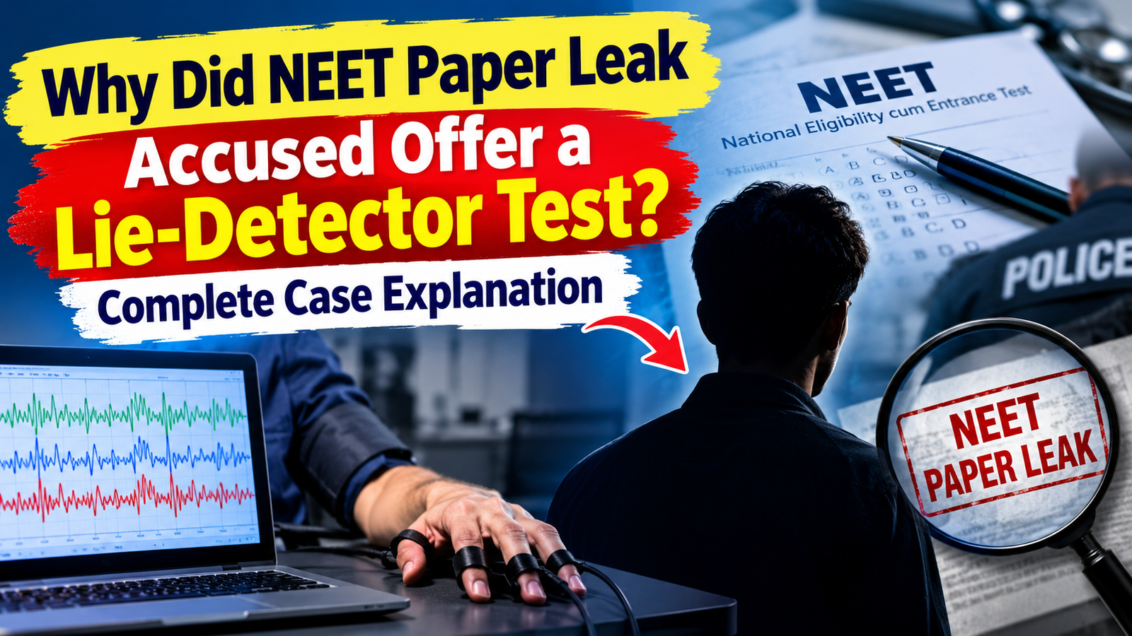 Why Did NEET Paper Leak Accused offer a Lie-Detector check? whole Case rationalization